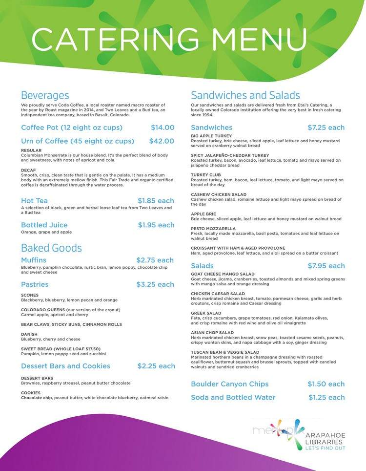 Koelbel Cafe - Centennial, CO menu_pic