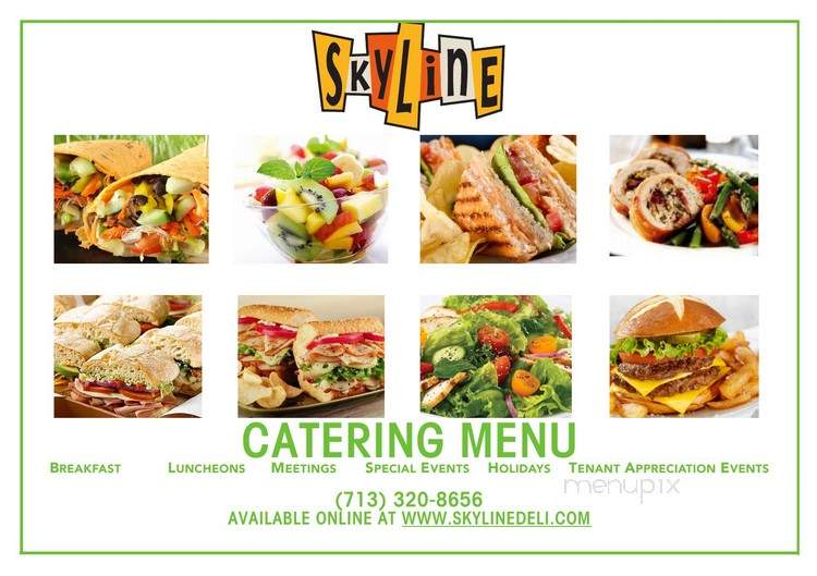 Skyline Deli - Houston, TX menu_pic