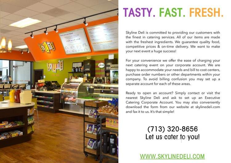 Skyline Deli - Houston, TX menu_pic