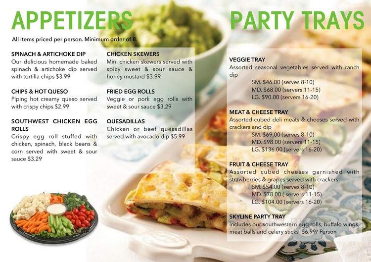 Skyline Deli - Houston, TX menu_pic