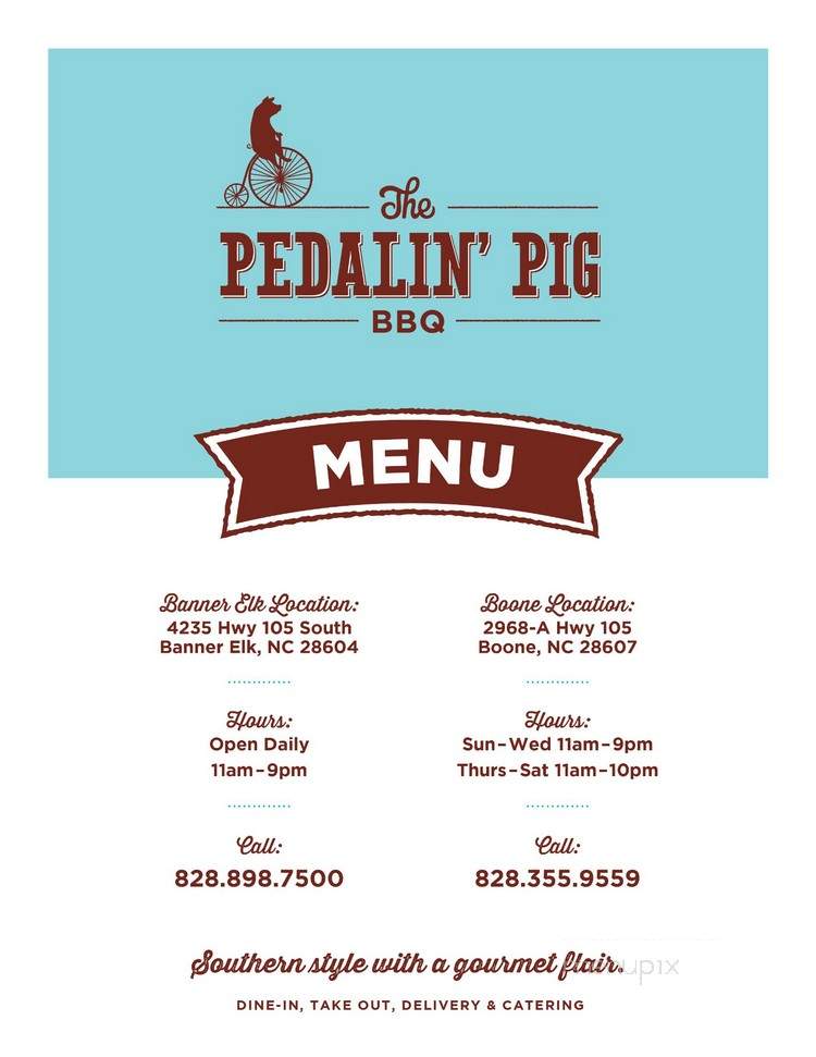 The Pedalin Pig - Boone, NC