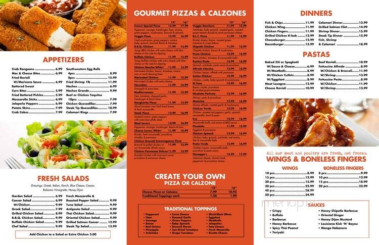 Crown Pizza & Grille - Braintree, MA
