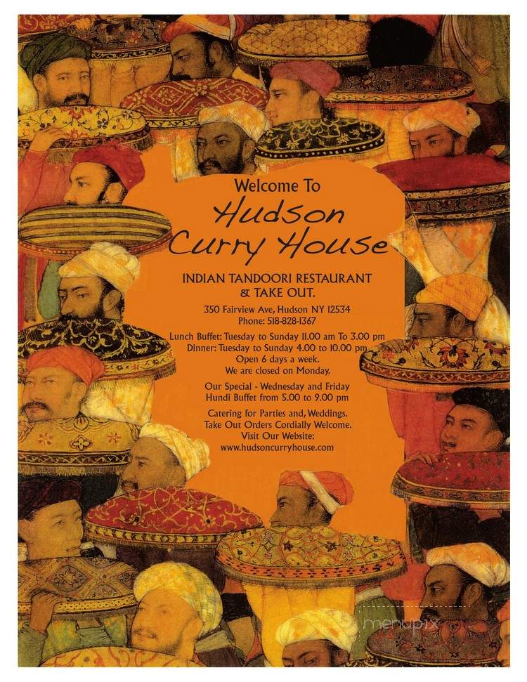 Hudson Curry House - Hudson, NY menu_pic