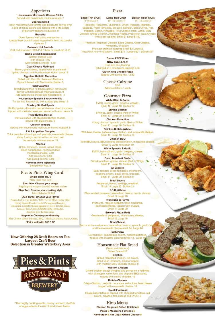 Pies & Pints- Oxford - Oxford, CT menu_pic