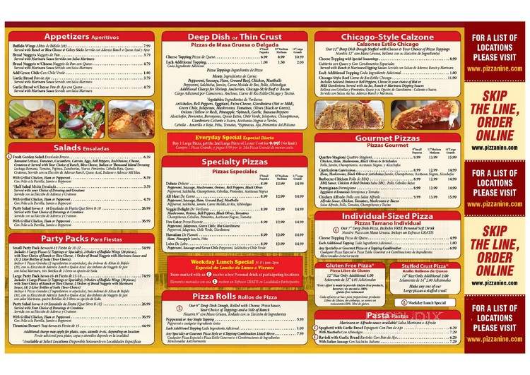 Pizza 9 - Espanola, NM menu_pic