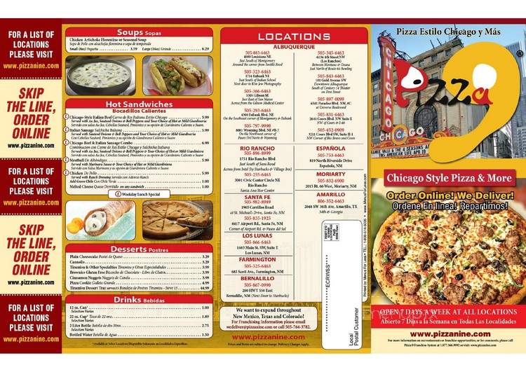 Pizza 9 - Espanola, NM menu_pic