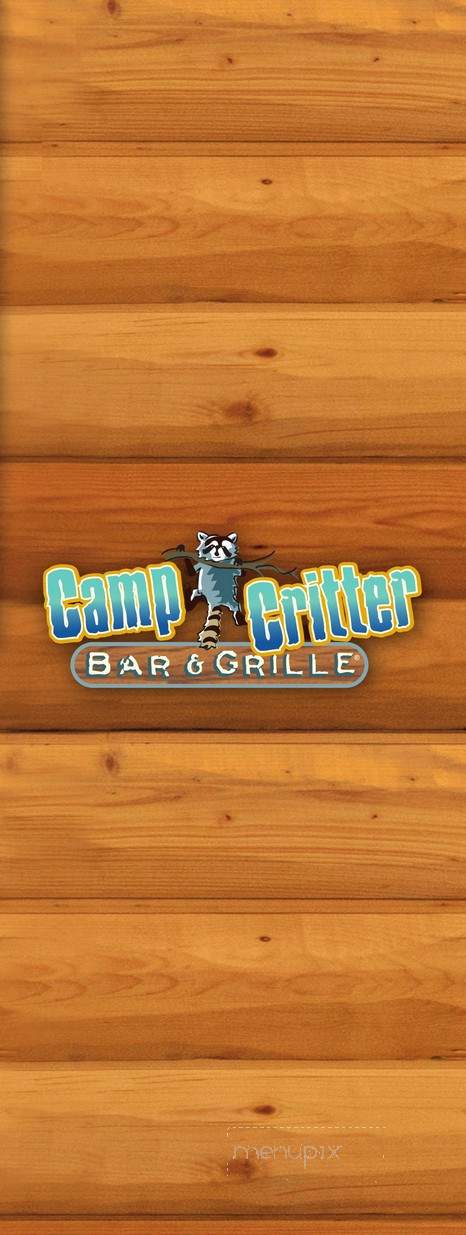 Camp Critter Bar and Grille - Kansas City, KS menu_pic