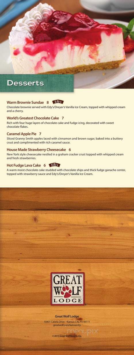Camp Critter Bar and Grille - Kansas City, KS menu_pic