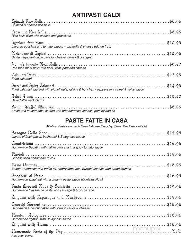 Capizzi - Staten Island, NY menu_pic