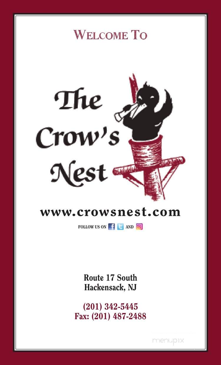 Crow's Nest - Peoria, IL menu_pic