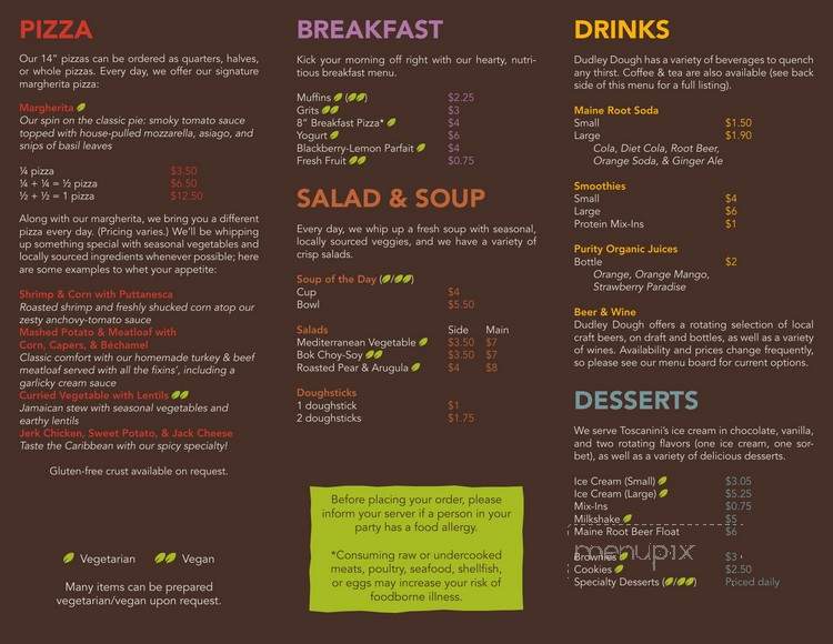 Dudley Dough - Roxbury, MA menu_pic