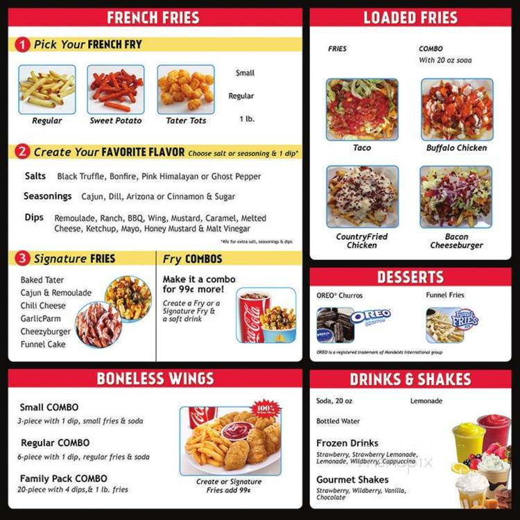 French Fry Heaven - Cincinnati, OH menu_pic