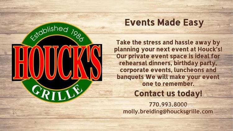 Houck's Grille - Roswell, GA menu_pic