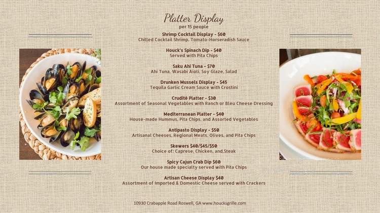 Houck's Grille - Roswell, GA menu_pic