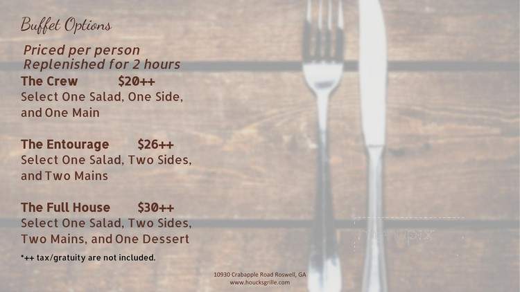 Houck's Grille - Roswell, GA menu_pic