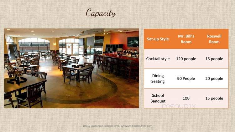 Houck's Grille - Roswell, GA menu_pic