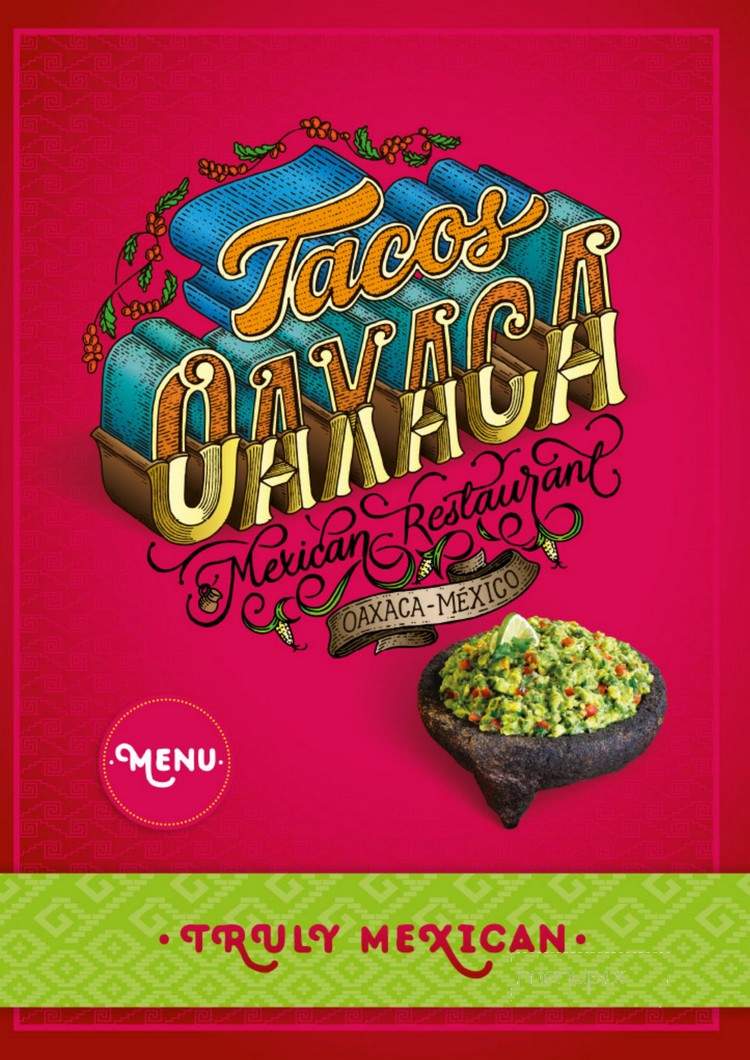 Taco Oaxaca - Lillington, NC menu_pic