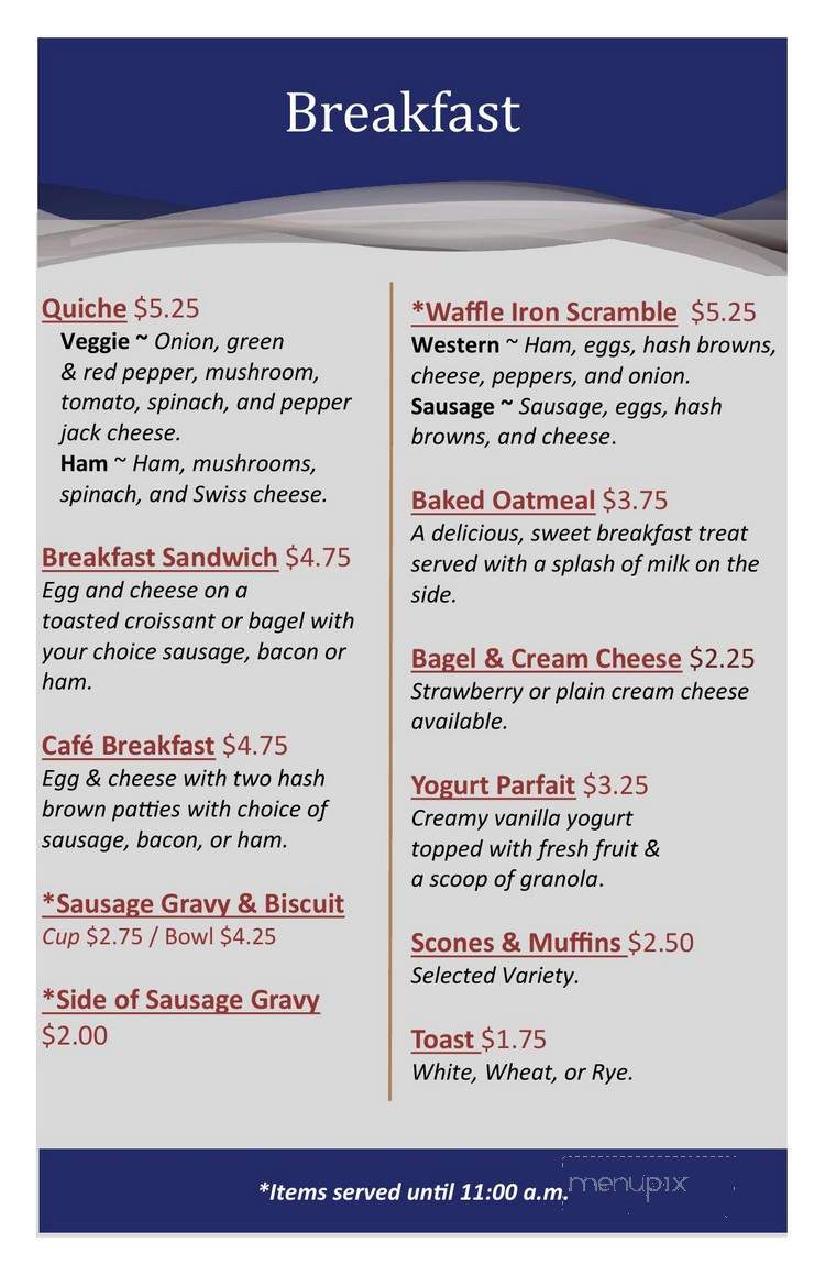 Front Porch Cafe - Hartville, OH menu_pic