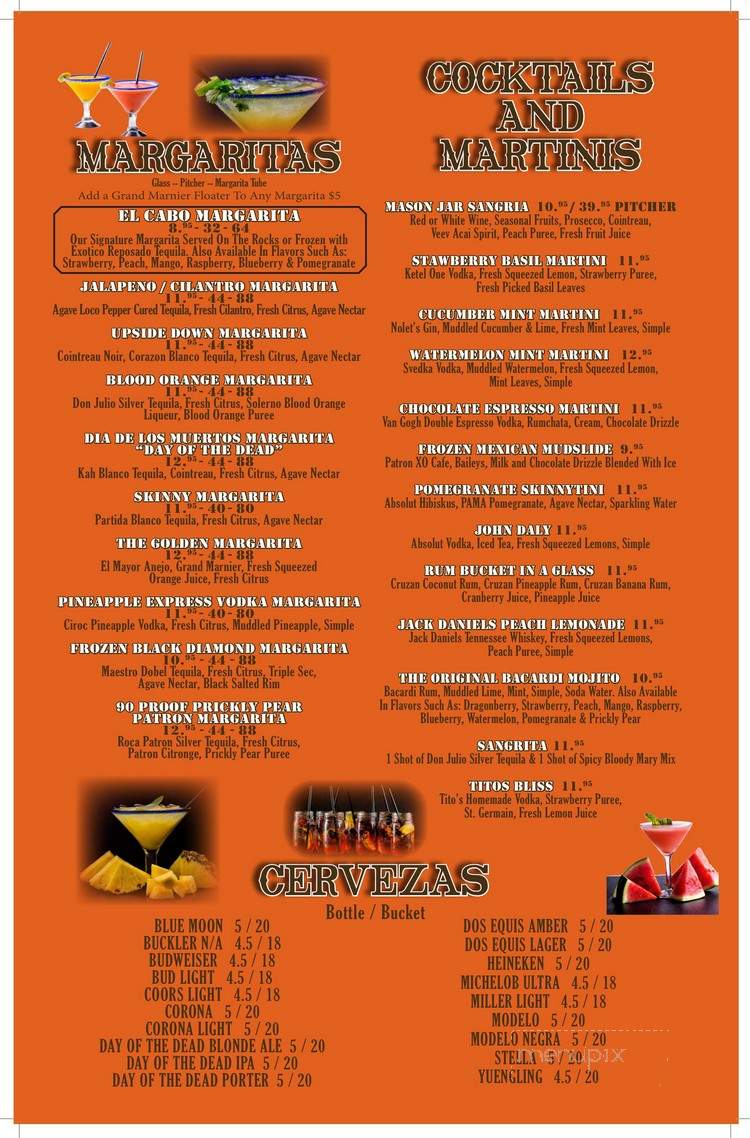Cabo Flats - Miami, FL menu_pic