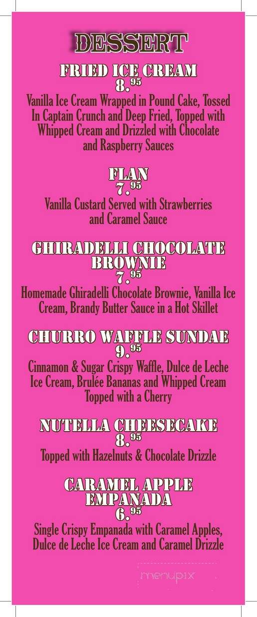 Cabo Flats - Miami, FL menu_pic