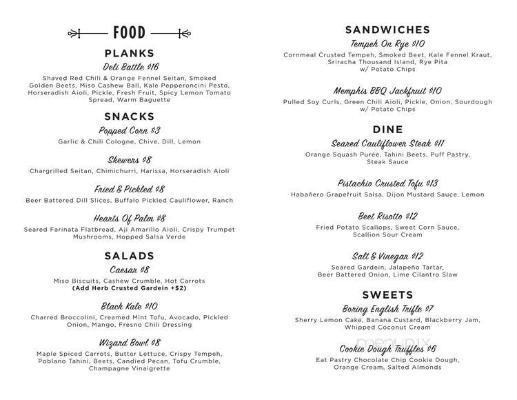 KINDRED - San Diego, CA menu_pic