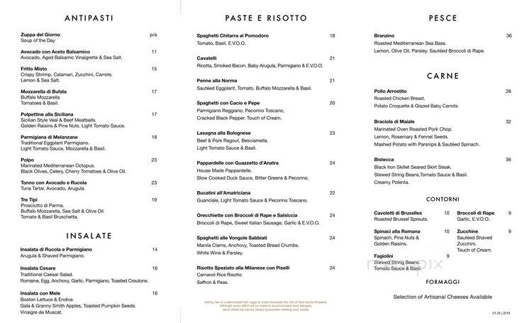 Giorgione 508 - New York, NY menu_pic