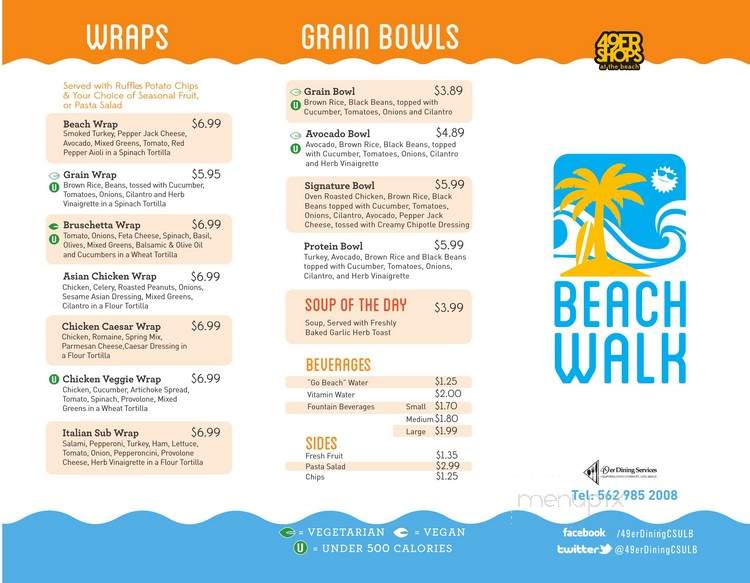 Beach Walk - Long Beach, CA menu_pic