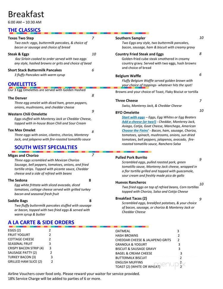 Bistro 500 - Houston, TX menu_pic