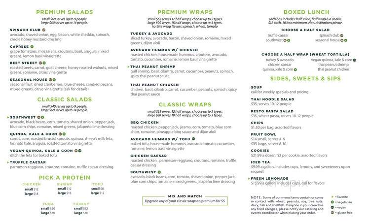 City Greens - Metairie, LA menu_pic