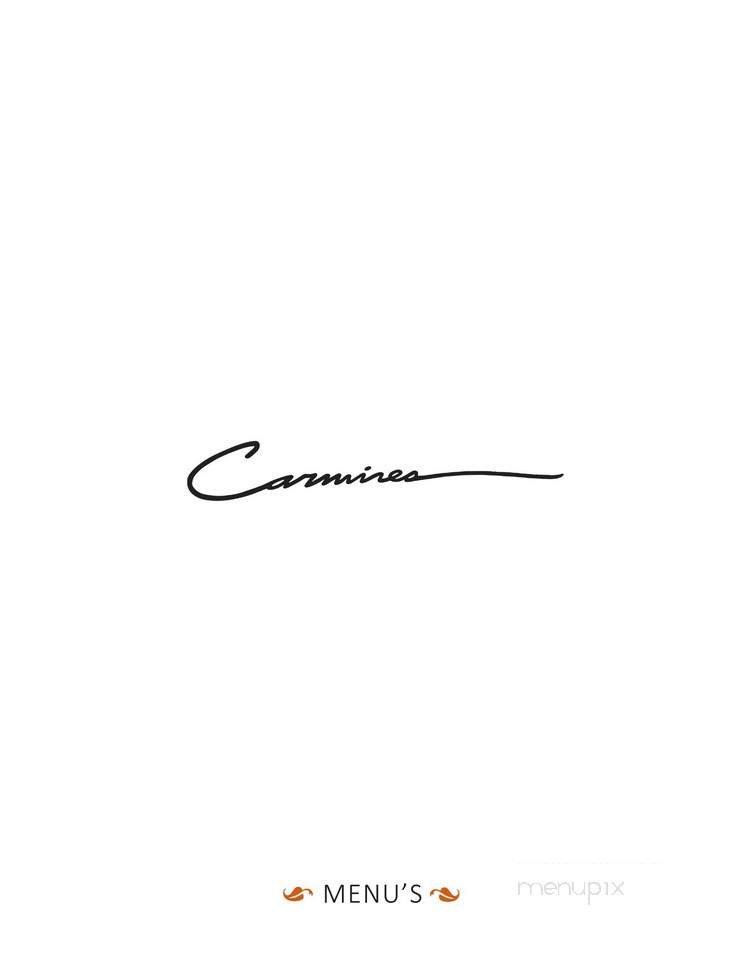 Carmine's - Bellevue, WA menu_pic