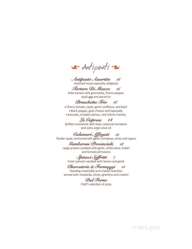 Carmine's - Bellevue, WA menu_pic