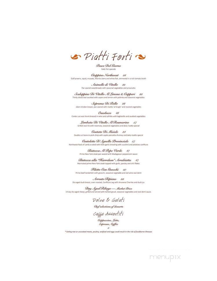 Carmine's - Bellevue, WA menu_pic