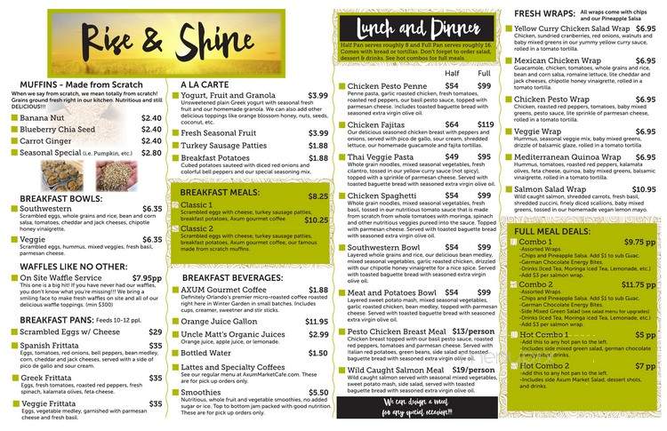 Axum Market Cafe - Orlando, FL