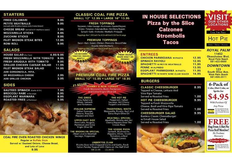 Hot Pie Pizza - West Palm Beach, FL menu_pic