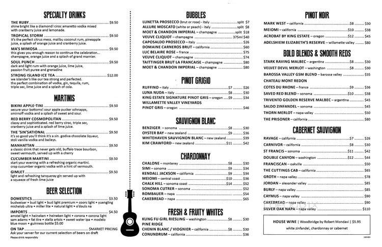 Ruby Lee's South - Hilton Head Island, SC menu_pic