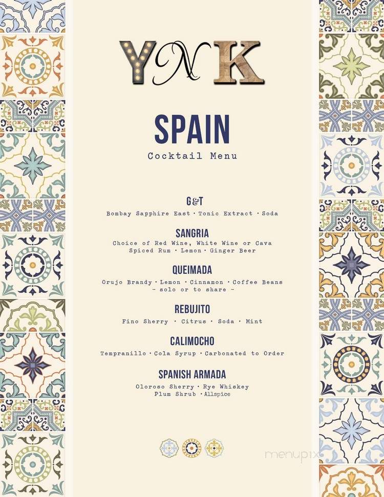 YNK - Irvine, CA menu_pic
