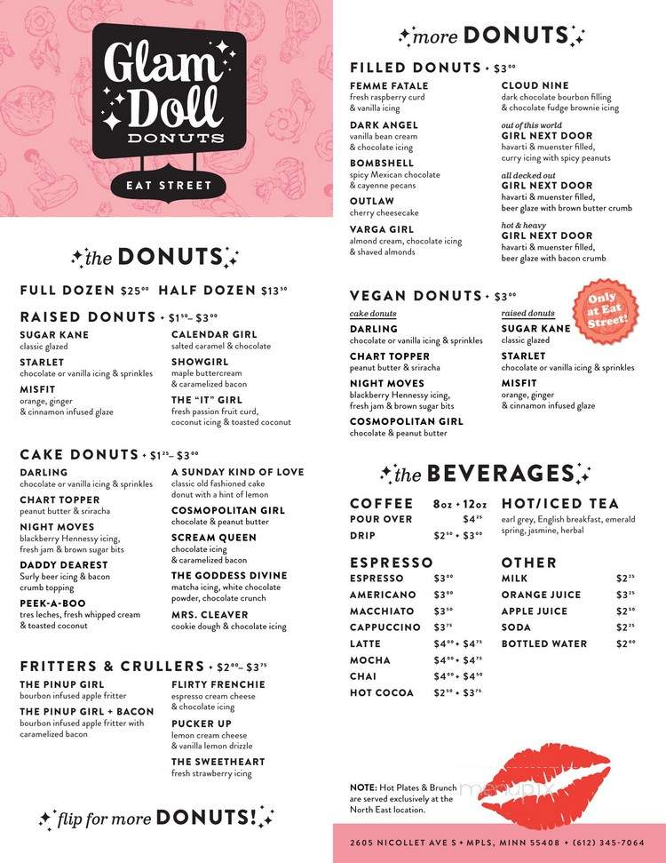 Glam Doll Donuts - Minneapolis, MN menu_pic