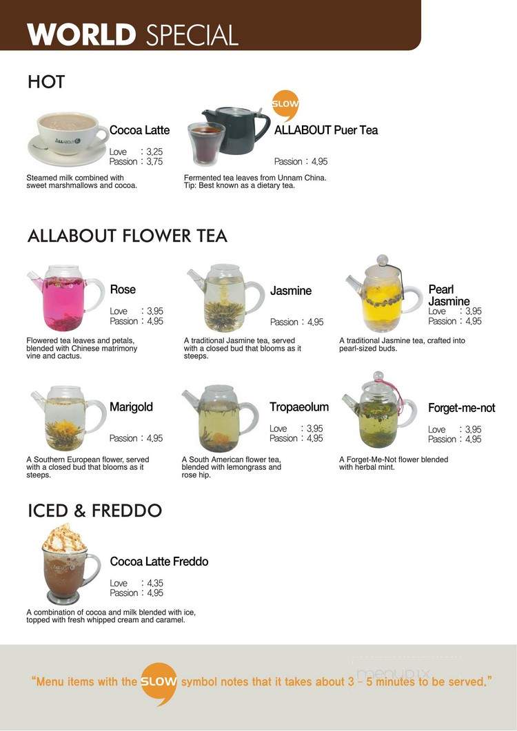 All About Cha Bricktown - Oklahoma City, OK menu_pic