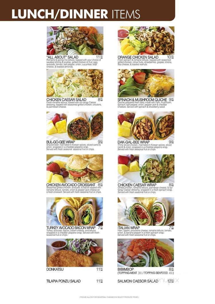 All About Cha Bricktown - Oklahoma City, OK menu_pic