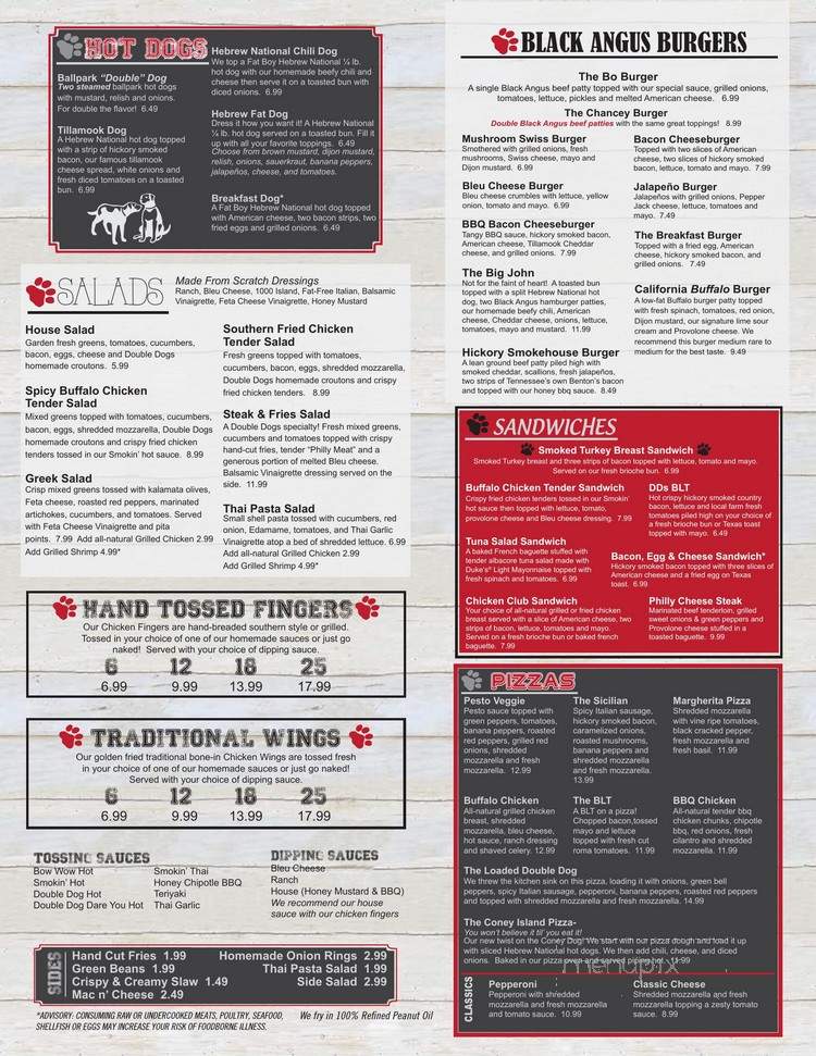 Double Dogs - Nashville, TN menu_pic