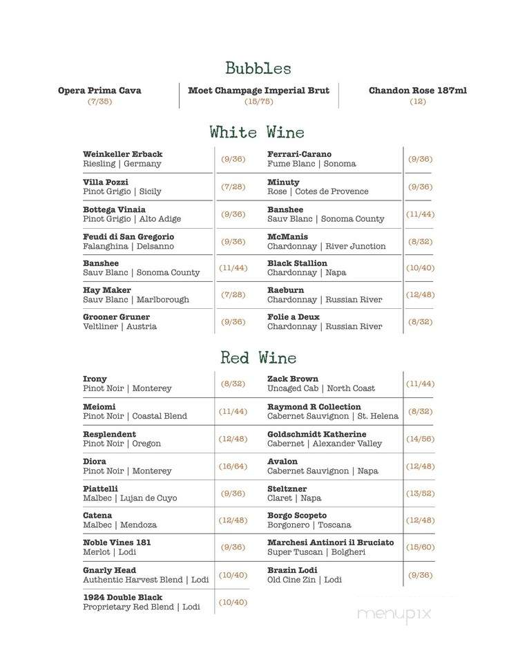 Camps Kitchen and Bar - Marietta, GA menu_pic