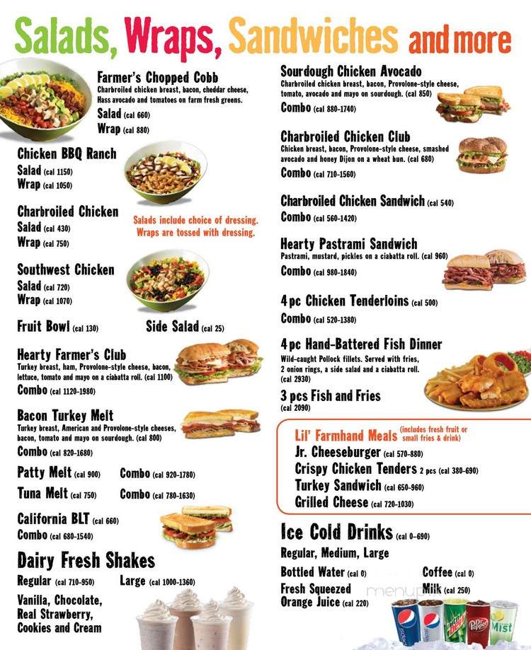 Farmer Boys - Los Angeles, CA menu_pic