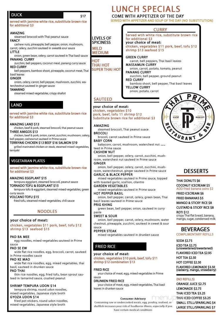 Thai Prime Kitchen & Bar - Tampa, FL