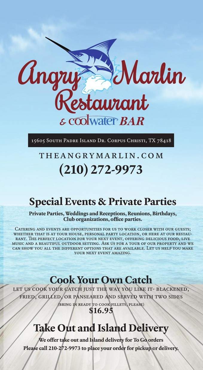 Angry Marlin Restaurant & CoolWater Bar - Corpus Christi, TX