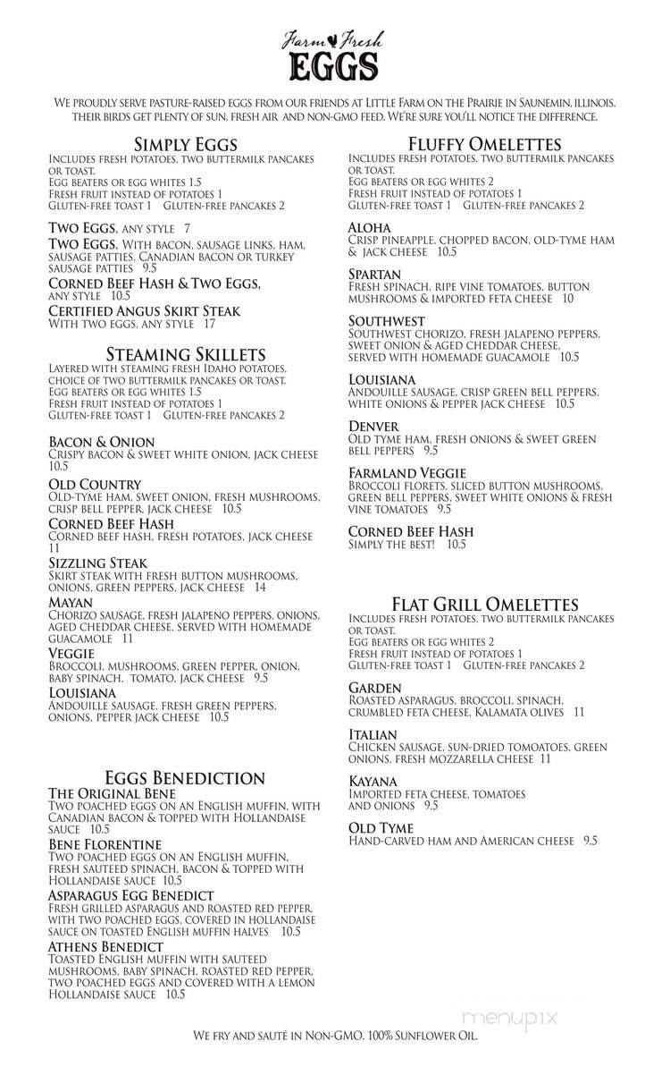 Lumes Pancake House - Algonquin, IL menu_pic