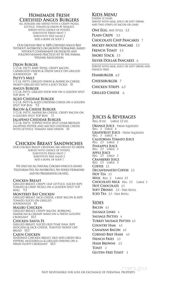 Lumes Pancake House - Algonquin, IL menu_pic