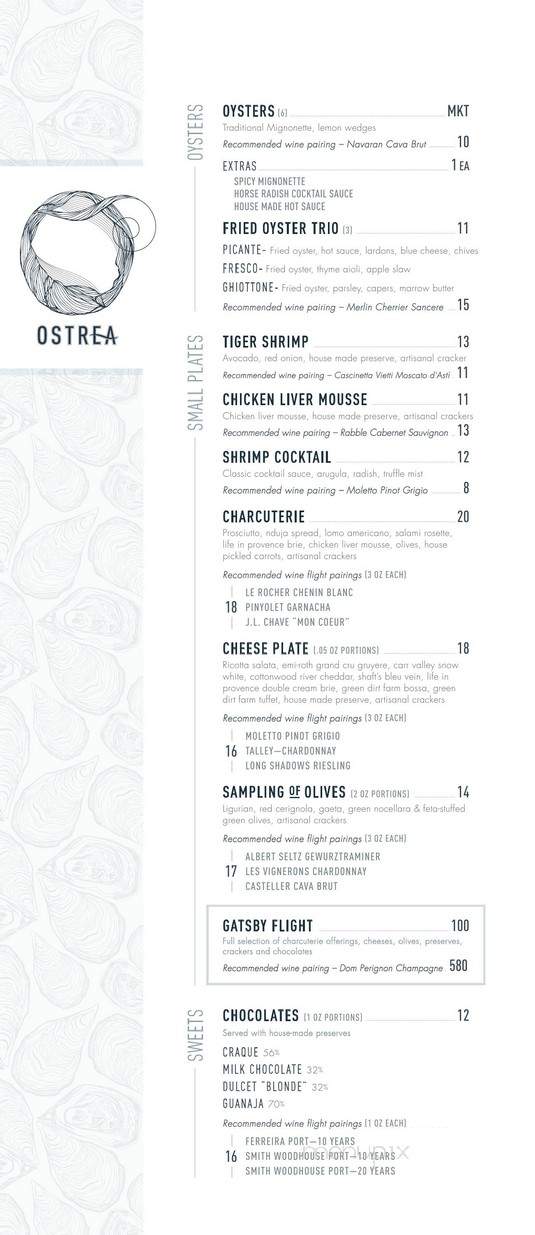 Ostrea - Saint Joseph, MO menu_pic
