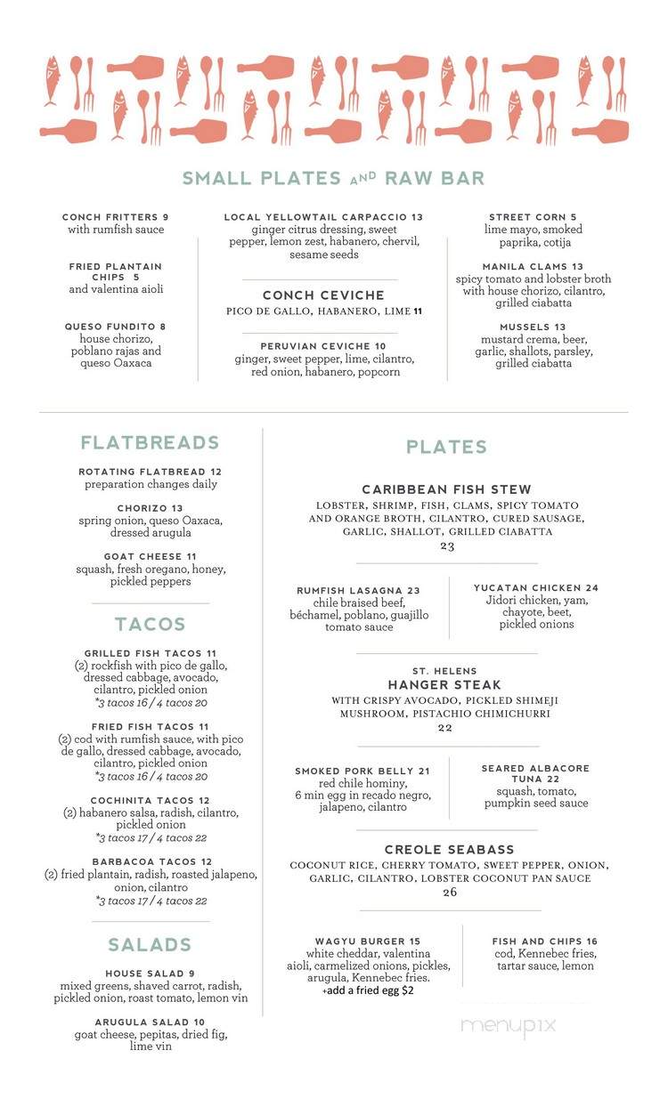 Rumfish y Vino - Ventura, CA menu_pic