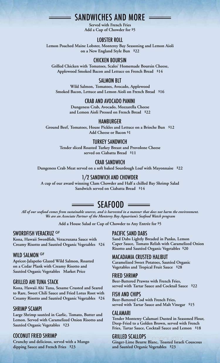 Scales Seafood & Steaks - Monterey, CA