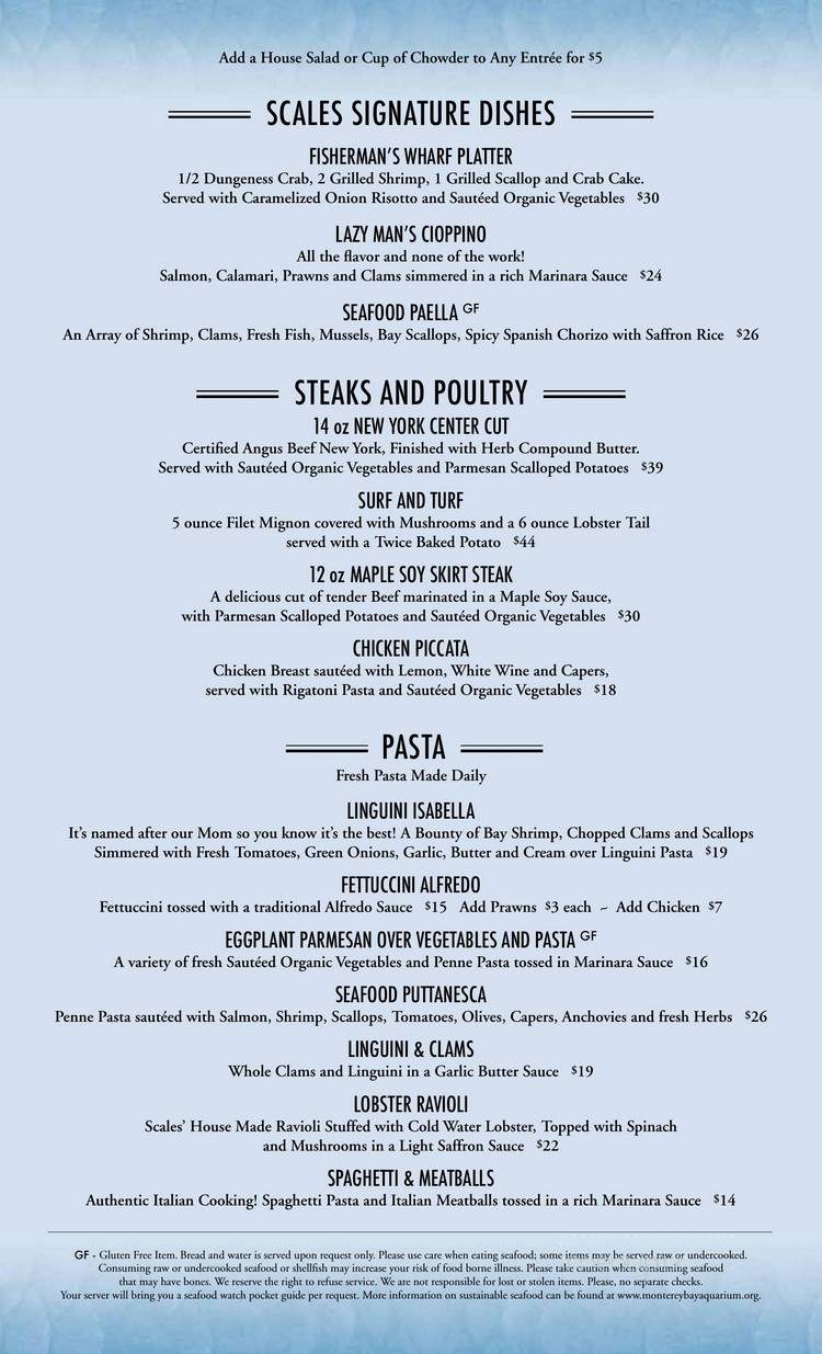 Scales Seafood & Steaks - Monterey, CA